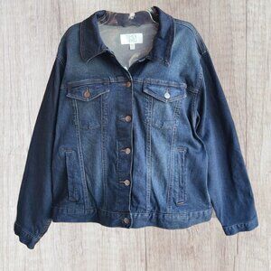 Time and Tru Women's Denim Jacket Blue Size XXXL 22